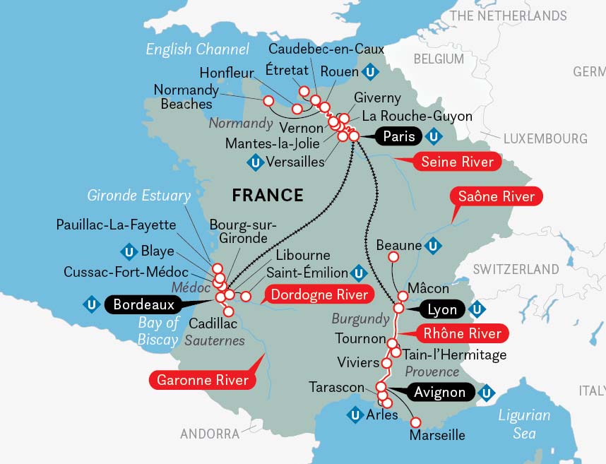 Map of Ultimate France